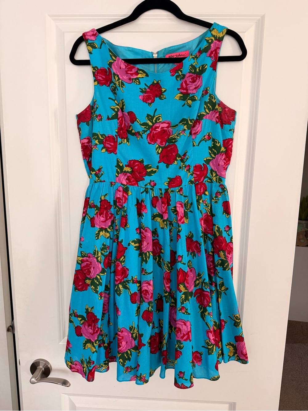 Betsey Johnson Floral Fit-and-Flare Dress